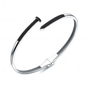 Серебряный браслет ЮЗ Корона с фианитом КС-брч4267 фото