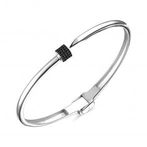 Серебряный браслет ЮЗ Корона с фианитом КС-брч4587 фото