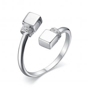 Серебряное кольцо ЮЗ Корона с фианитом КС-к1306 фото