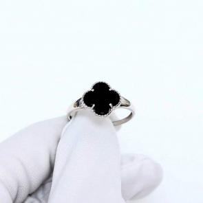 Серебряное кольцо ЮЗ Корона с ониксом КС-к4209V79 фото