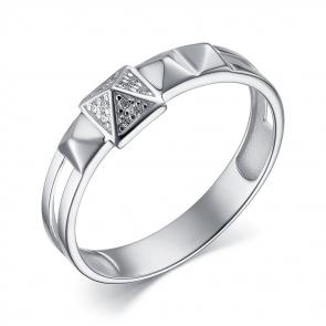 Серебряное кольцо ЮЗ Корона с фианитом КС-к5414 фото