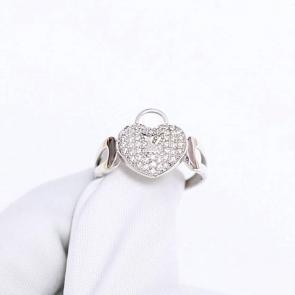 Серебряное кольцо ЮЗ Корона с фианитом КС-к5844 фото