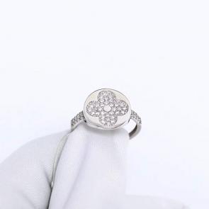 Серебряное кольцо ЮЗ Корона с фианитом КС-к5850 фото