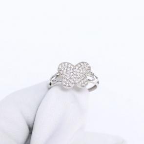 Серебряное кольцо ЮЗ Корона с фианитом КС-к5851 фото