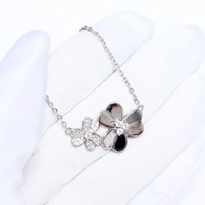 Серебряное колье ЮЗ Корона с фианитом КС-ко5953 фото