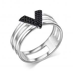 Серебряное кольцо ЮЗ Корона с фианитом КС-кч4678 фото