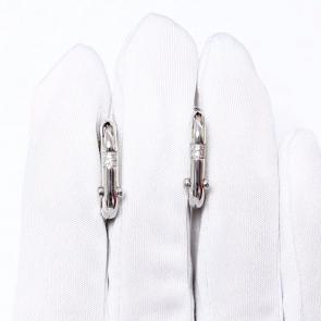 Серебряные серьги ЮЗ Корона с фианитом КС-с4970 фото