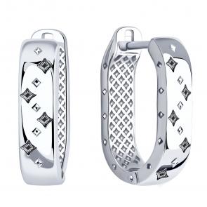 Серебряные серьги ЮЗ Корона КС-с5759 фото