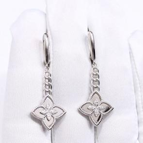 Серебряные серьги ЮЗ Корона с фианитом КС-с5776 фото