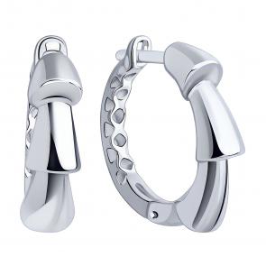 Серебряные серьги Символ года Змея ЮЗ Корона КС-с6025 фото