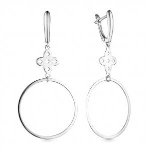 Серебряные серьги ЮЗ Корона КС-сз0138 фото