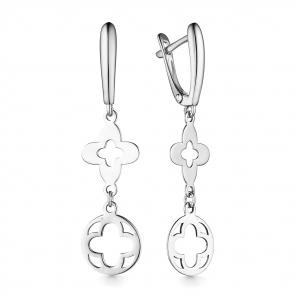 Серебряные серьги ЮЗ Корона КС-сз0139 фото