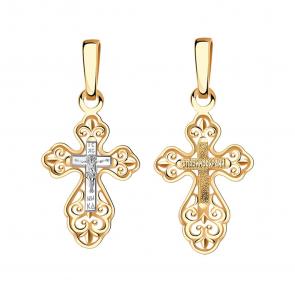 Золотая подвеска Александра Кр031сбк фото