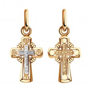 Золотая подвеска Александра Кр041сбк фото