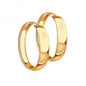 Золотые серьги МАГНАТ М021014 фото