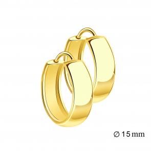 Серьги из лимонного золота МАГНАТ М021062Л фото