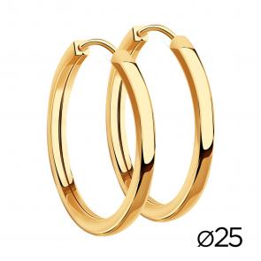 Золотые серьги МАГНАТ М021081 фото