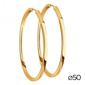 Золотые серьги МАГНАТ М021083 фото