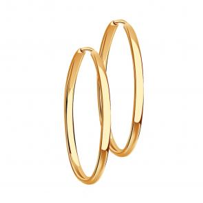 Золотые серьги МАГНАТ М021084 фото