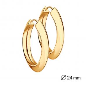 Золотые серьги МАГНАТ М021091 фото