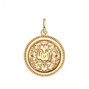 Золотая подвеска МАГНАТ М027068 фото