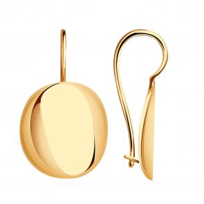 Золотые серьги МАГНАТ М031025 фото