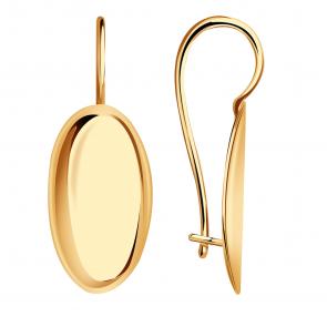 Золотые серьги МАГНАТ М031026 фото