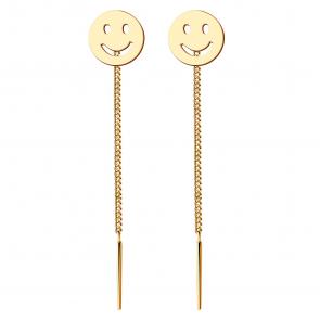 Золотые серьги МАГНАТ М19011 фото