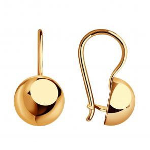 Золотые серьги МАГНАТ М20011 фото