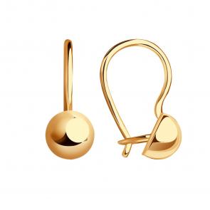 Золотые серьги МАГНАТ М20012 фото