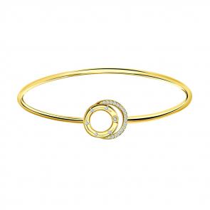 Браслет из лимонного золота МАГНАТ с фианитом М22079Л фото