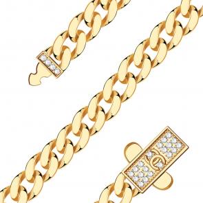 Золотой браслет МАГНАТ с фианитом М40010 фото