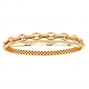 Золотой браслет МАГНАТ с фианитом М40031 фото