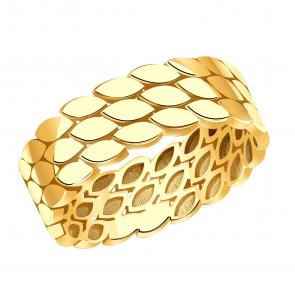 Кольцо из лимонного золота МАГНАТ М50035Л фото