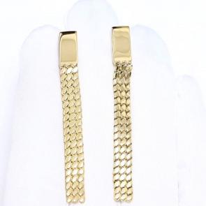 Серьги из лимонного золота МАГНАТ М60035Л фото