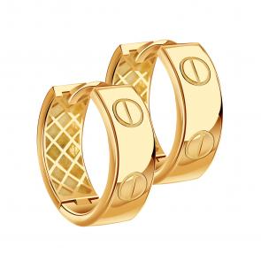 Золотые серьги МАГНАТ М60103 фото