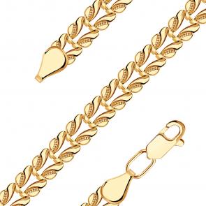 Золотой браслет плетение Фантазийное МАГНАТ М7021 фото