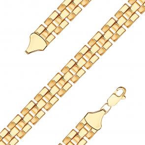 Золотой браслет плетение Фантазийное МАГНАТ М7025 фото