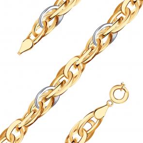 Золотой браслет МАГНАТ М7101 фото