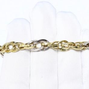 Браслет плетение Фантазийное из лимонного золота МАГНАТ М7108Л фото