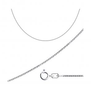 Цепь плетение Снейк (Тонда) из белого золота МАГНАТ М8020055Р фото