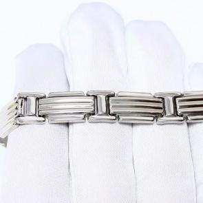 Серебряный браслет плетение Фантазийное МАГНАТ МСА023075 фото