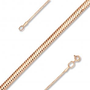 Золотая цепь плетение Снейк (Тонда) МЦЗ МЦЗ8035055 фото