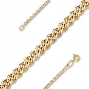 Цепь плетение Нонна из лимонного золота МЦЗ МЦЗ8035155L фото