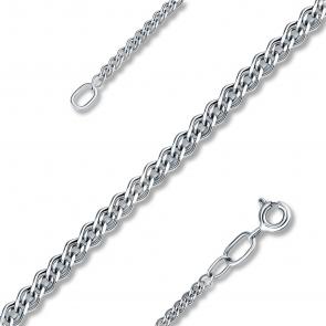 Цепь плетение Нонна из белого золота МЦЗ МЦЗ8035155Р фото