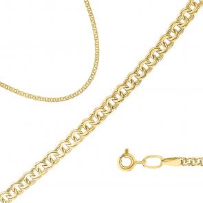 Цепь плетение Бисмарк из лимонного золота МЦЗ МЦЗ8040200L фото