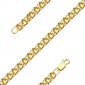 Цепь плетение Бисмарк из лимонного золота TALANT НЦ15-316-70 фото