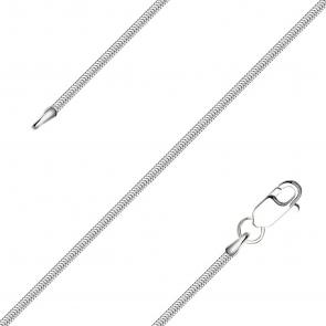 Цепь плетение Снейк (Тонда) из белого золота TALANT НЦ18-0783-30 фото