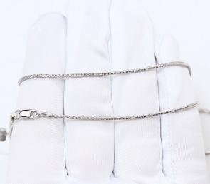 Цепь плетение Снейк (Тонда) из белого золота TALANT НЦ18-078Д3-35 фото