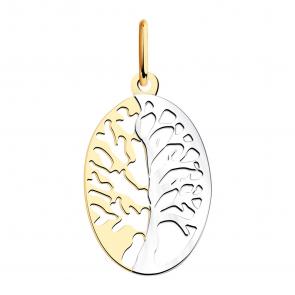 Золотая подвеска Красносельский ювелир ПШ0212 фото